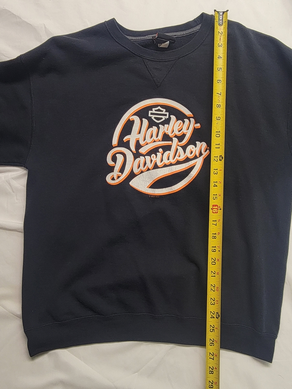 Harley-Davidson Winnipeg Manitoba Canada Crewneck Sweatshirt Black Large - Picture 7 of 9